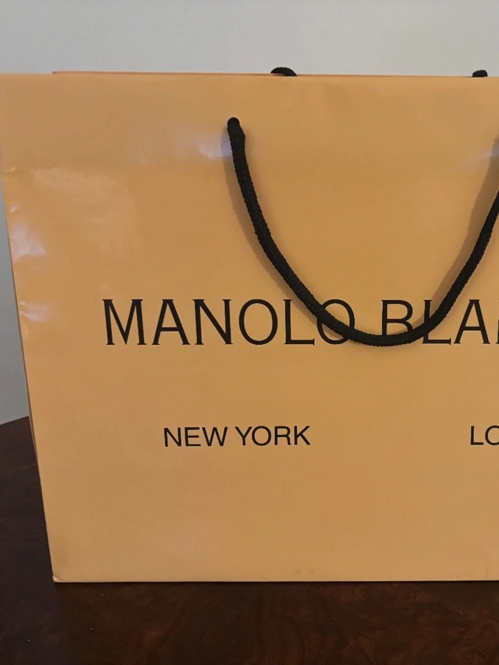 Vintage Manolo Blahnik Shopping Bags – Set of 2 – Sex and the City Era